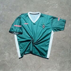 ☀️ Borussia Monchengladbach Soccer Jersey Mens Size Small Green Boxy Fit